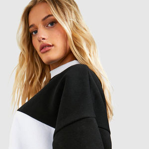 Women's Custom Printed <b>Long</b> <b>Sweatshirt</b> Wholesale Price Latest Style Casual Wear for Winter Knitted Fabric - Product Image 5