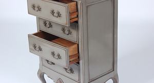 Armoire en bois d'acajou de haute qualité Design pliable de style vintage classique pour le rangement de la chambre ou du salon No MS 2615 - Product Image 5