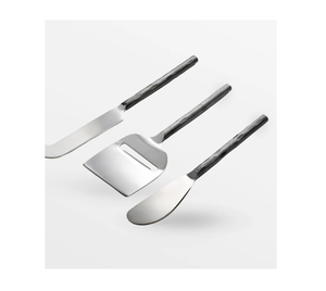 Haute exigence maison Restaurant personnalisé en acier inoxydable fromage outil de coupe en acier couverts fromage ensemble de 3 à vendre - Product Image 1