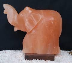 Anwar Enterprises, decoración artesanal ecológica, lámpara de elefante tallada en sal rosa del Himalaya, artesanías naturales pulidas para coche - Product Image 5