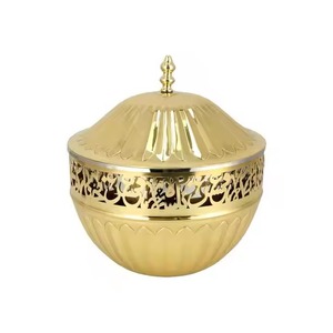 Casseroles rondes en métal Offre Spéciale Pot de nourriture arabe pour mariage Casserole de buffet inspirée des aliments du Moyen-Orient - Product Image 5