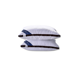 Fourniture OEM d'usine Oreiller cervical en coton latex Oreiller de confort de lit de qualité supérieure de style solide personnalisé à prix abordable - Product Image 1