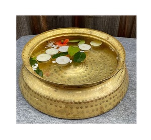 Reposapiés para cuenco de pedicura de cobre martillado de Metal redondo para el tratamiento cosmético de uñas de pies para salón de spa nuevo mejor diseño - Product Image 3