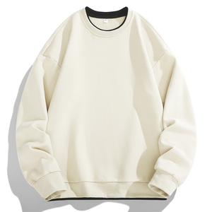 Sweat-shirt personnalisé pour homme, 100% coton, vêtements de sport, pull-over, nouveau style décontracté hip-hop, printemps, automne, hiver, streetwear, uni - Product Image 5