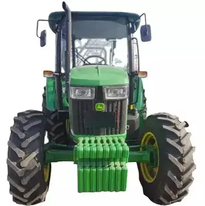 Ucuz fiyat ikinci el kullanılan John Deere çiftlik traktörü ucuz fiyat, 4WD küçük kullanılan çiftlik traktörü John Deere