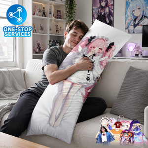 Personalizable hecho imagen forma almohada personalizada <span class=keywords><strong>Anime</strong></span> Dakimakura cuerpo almohadas funda - Product Image 1