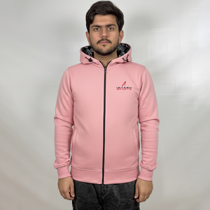 เสื้อมีฮู้ดแบบรูดซิปสำหรับผู้ชายเสื้อแจ็คเก็ตขนแกะเนื้อนุ่มสไตล์สตรีท OEM OEM OEM OEM OEM - Product Image 3