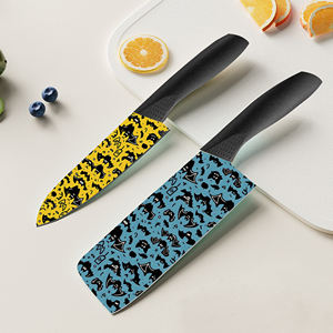 Couteau de chef populaire au prix d'usine, ensemble de 3 couteaux en céramique, ensemble de couteaux en plastique, passe au lave-vaisselle, ambidextre, pour les passionnés de cuisine, vente flash - Product Image 3