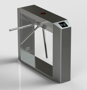 RS485/Communication TCP-IP entrée extérieure contrôle d'accès certifié CE/FCC semi-automatique trépied tourniquet porte code à barres - Product Image 2