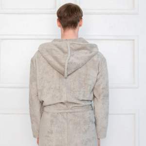 Abrigos de Albornoz para hombre de alta calidad, suaves y cálidos, perfectos para el invierno y para relajarse en casa - Product Image 3