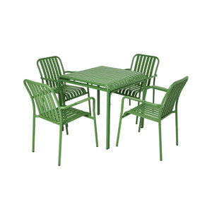 Vente en gros de chaises de loisirs confortables pour café et jardin en métal ensemble de meubles de patio extérieur - Product Image 5