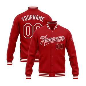 Chaqueta Varsity de grafiti de lana de moda para hombre estilo High Street con cuello vuelto y parche bordado - Product Image 5