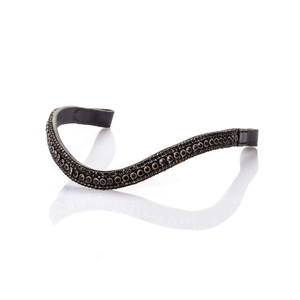 Brocha ondulada de cristal de alta calidad, color negro, lista para enviar, color negro - Product Image 1