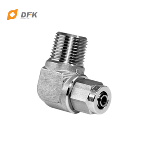 Pusg-in ท่ออากาศฟิตติ้งข้อศอกชายนิวเมติกอย่างรวดเร็วข้อต่อท่อนิวเมติก - Product Image 1