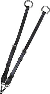 Placa de cuero con accesorio para correr, elástica, color gris, marrón, negro, de cuero inglés - Product Image 6