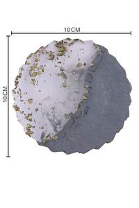 ที่รองแก้วเรซินคุณภาพดีที่สุดพร้อมดีไซน์คริสตัลทรงเรขาคณิตสไตล์รักและโลหะสำหรับตกแต่งบ้านงานฝีมือเรซินระดับพรีเมียม - Product Image 3