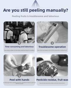Высокоэффективная электрическая машина для очистки фруктов и автоматическая машина для очистки винограда для кафе и дома - Product Image 6