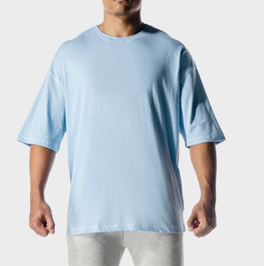 Arrivée Différents Styles Coton/Polyester Confortable T-shirt Surdimensionné Vêtements d'extérieur Offre Spéciale Hommes T-shirt en vente libre - Product Image 3