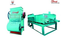 Décortiqueuse automatique de graines de tournesol SHREEJI avec construction en acier inoxydable, capacité de 7-8 TPD, modèle Shreeji Jatropha 220V