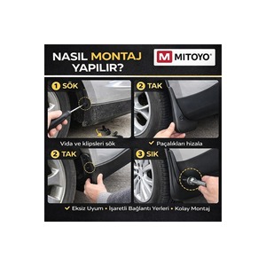Juego de Protectores de Polvo para Ruedas Nissan Qashqai 2007-2012, Compatible con Guardabarros J10, Juego de 4 Cubiertas Antipolvo - Product Image 3