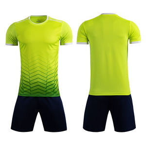 Uniformes de Fútbol Personalizados por Sublimación, Impermeables, Ligeros, de Secado Rápido, de Manga Corta, al por Mayor, Transpirables, de Poliéster para Equipos - Product Image 5