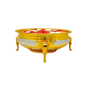 Urli de Latón de Diseño en Color Dorado con la Mejor Calidad, Forma Redonda, para Uso Decorativo en el Hogar y Bodas - Product Image 6