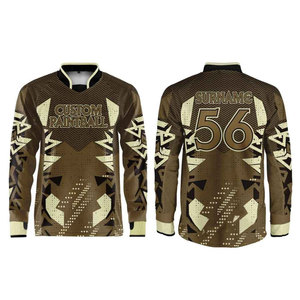 Hot Selling Factory Direct Sublimated Paintball Jersey Top Grade New Style Best Quality <b>Paintballs</b> Shirts - Product Image 2