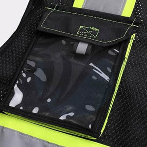 Chaleco de Seguridad para Trabajo en Exteriores, ANSI Clase 1, Impermeable, Logotipo Personalizado, Malla Transpirable/Nailon/Poliéster, Alta Calidad, MOQ Bajo - Product Image 5
