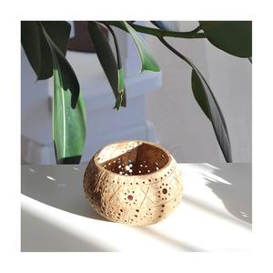 Luxury Coconut <b>Votive</b> <b>Candle</b> <b>Holder</b> Ready for Export Other Natural <b>Candle</b> <b>Holders</b> Private Brand - Product Image 1