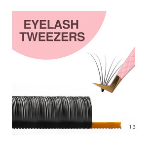 Lash Tools Fiber Tweezers for Lash <b>Extensions</b> and Straight Isolation <b>Eyelash</b> Tweezer Set Professional Precision <b>Mink</b> Lashes Fan - Product Image 6
