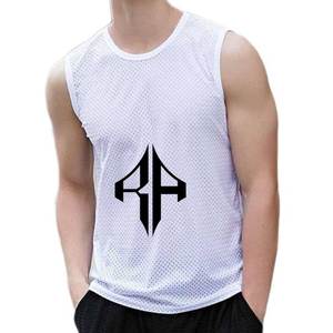 เสื้อกล้ามผู้ชายระบายอากาศพรีเมี่ยมวัสดุผ้าฝ้าย100% ออกแบบโลโก้ได้ตามต้องการ - Product Image 4