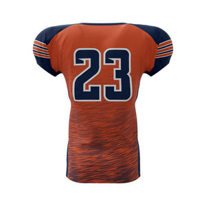 Camiseta de Fútbol Americano de Manga Corta con Estampado por Sublimación, Camiseta de Fútbol Americano de Moda 2026, Servicio OEM ODM - Product Image 2