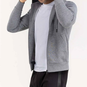 Sudadera con capucha cálida de invierno para hombre, manga larga, la mejor cremallera frontal, poliéster, algodón, tamaño XS, estampado, liso, teñido, con capucha, suministro al por mayor - Product Image 5