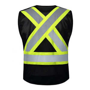 Gilet de sécurité réfléchissant haute visibilité personnalisable Design moderne et confortable avec des caractéristiques imperméables Prix pour la construction - Product Image 4