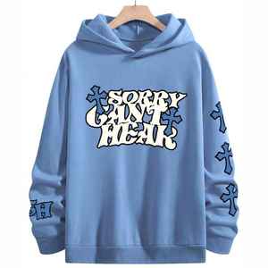 Vente en gros de Hoodies d'impression DTF en coton pour l'hiver Vente en ligne de Hoodies imprimés DTF - Product Image 1