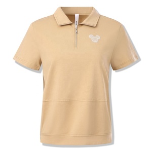 Camiseta Polo transpirable de algodón de alta calidad con logotipo personalizado para hombre, camisetas polo de golf de microfibra en blanco de trabajo liso de Color sólido - Product Image 4