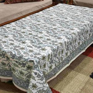 Lily Western 100% algodón mantel de mesa bloque de mano real impreso cubierta de mesa 60 ''x 90'' tamaño - Product Image 4