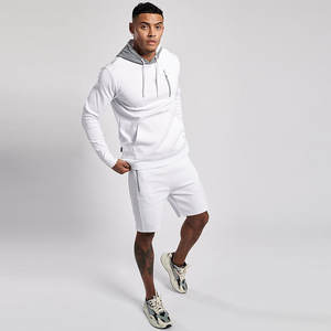 Sweat à capuche court d'hiver unisexe en peluche épaisse de haute qualité 100% coton imperméable respirant imprimé brodé personnalisé pour homme - Product Image 6