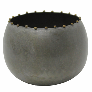 Wholesale Bulk Customized Gold Foil Iron Votive Holder Handmade Decorative Holder for Home Christmas Decoration Gray Oxidase - Product Image 1