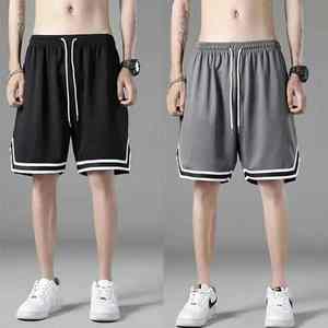 <b>Shorts</b> for <b>Men</b> Drawstring Beach Board Quick Dry Man <b>Short</b> Pants Long Mesh Bermuda <b>3</b> <b>Quarter</b> Thin Streetwear - Product Image 2