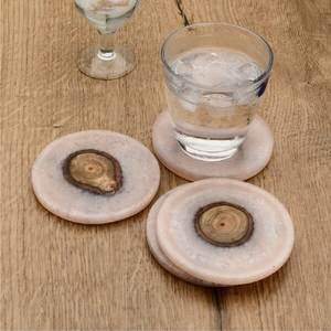 Sous-verres carrés en bois de noyer durables et écologiques, personnalisables, pour accessoires de cuisine, usage hôtelier, décoration, Inde 2025 - Product Image 3