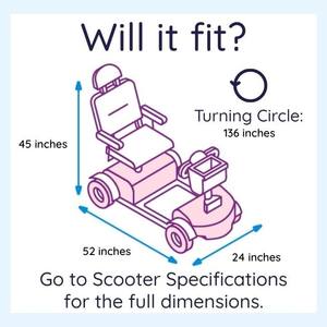 Scooter de mobilité Rascal Vecta Sport 2019, homologué route, bleu, compact, vitesse 8 mph, autonomie 20 km, capacité 159 kg, classe 3, port USB, pneus gonflables 12 pouces - Product Image 3