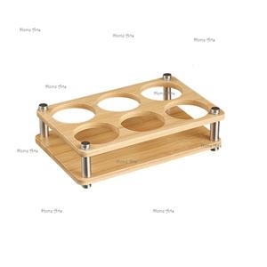 Portavasos de madera y madre de perla para el hogar Hotel Restaurante Uso Soporte de vidrio con calidad superior - Product Image 4