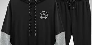 OEM ODM Conception personnalisée Survêtement solide à capuche pour hommes | Ensemble de vêtements de sport respirants antibactériens 100% coton - Product Image 5