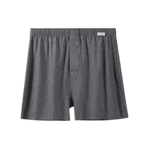 Vente en gros de sous-vêtements en coton à taille élastique pour hommes, caleçon respirant et confortable à carreaux, caleçon tissé pour hommes - Product Image 2