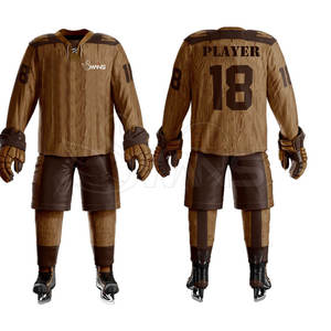 Nouveau Style Respirant Facile À Porter Uniforme De Hockey Sur Glace Vêtements De Sport Uniforme De Hockey Sur Glace À Vendre - Product Image 1