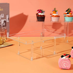 Nouveauté Plateau de service en acrylique léger avec poignées confortables et durable pour le service d'aliments et de boissons - Product Image 5