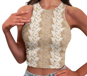 เสื้อยืดออกกำลังกายแขนสั้นสำหรับผู้หญิงเสื้อครอปใส่ออกกำลังกาย - Product Image 2