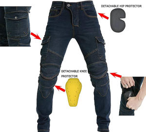 Jeans de mezclilla estilo casual para hombre uso al aire libre de talla grande/nueva llegada precios al por mayor jeans de mezclilla de color sólido para hombre - Product Image 6