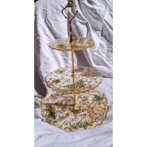 แท่นวางเค้กทำจากเรซินแบบแอบสแตรกทันสมัยสุดหรูชิ้นกลางที่สะดุดตาสำหรับอุปกรณ์ทำเค้กขนมหวาน - Product Image 4